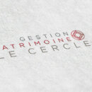 Gestion patrimoine LE CERCLE - Direction artistique / Webdesign / Intégration