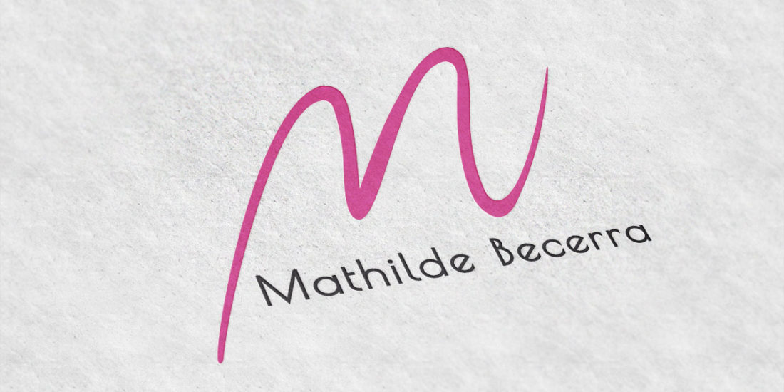 Logo et identité visuelle de Mathilde Becerra