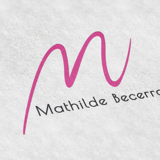 Logo et identité visuelle de Mathilde Becerra